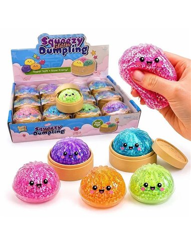 Antistress Dumpling Glitter 5 cm
