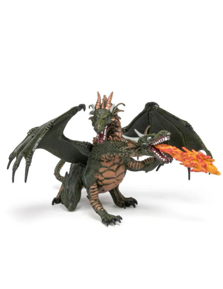 Figurine Dragon Deux Têtes Papo - Jouet Fantastique