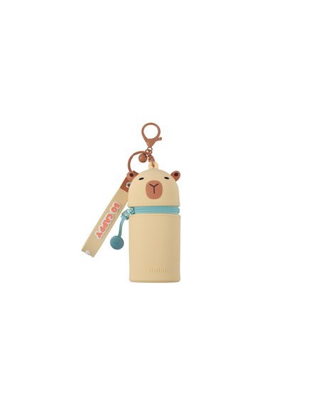 Porte-clés pochette en silicone capybara - itotal
