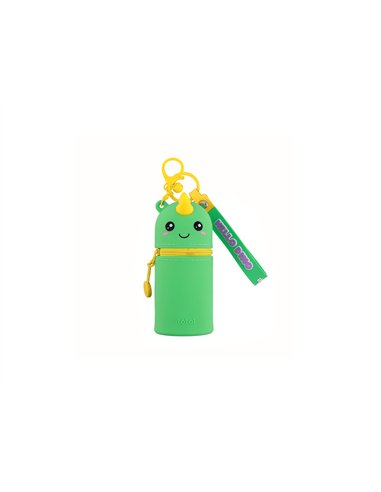 Porte-clés pochette en silicone dino - itotal