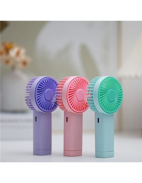 Ventilateur portable vert - itotal
