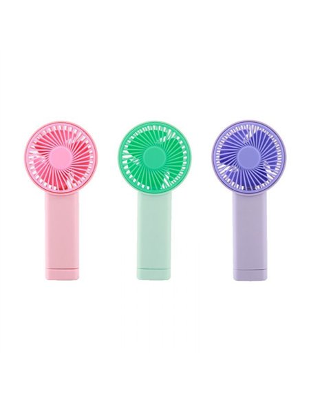 Ventilateur portable rose - itotal