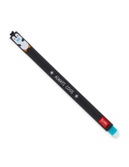 Stylo legami encre gel effacable - pingouin