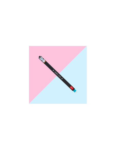Stylo Gel Effaçable Pingouin Encre Noire - Legami