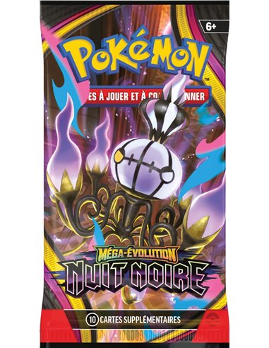 Display pokemon ME05 : 36 boosters méga évolution nuit noire
