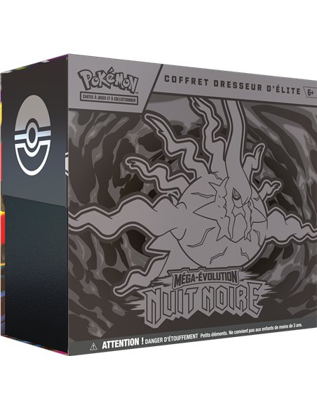 Pokémon ME05 : coffret Dresseur d'Elite méga évolution nuit noire