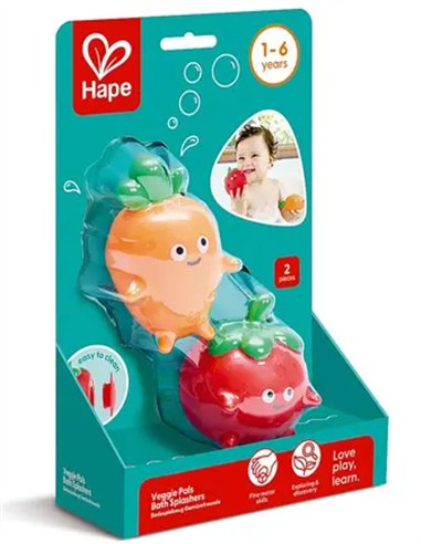 Set de 2 jouets de bain - petits légumes - Hape