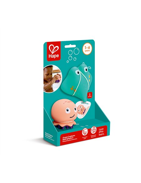 Set de 2 jouets de bain - animaux marins - Hape