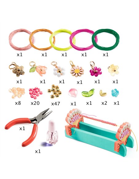 Bracelets macramé roses - Djeco