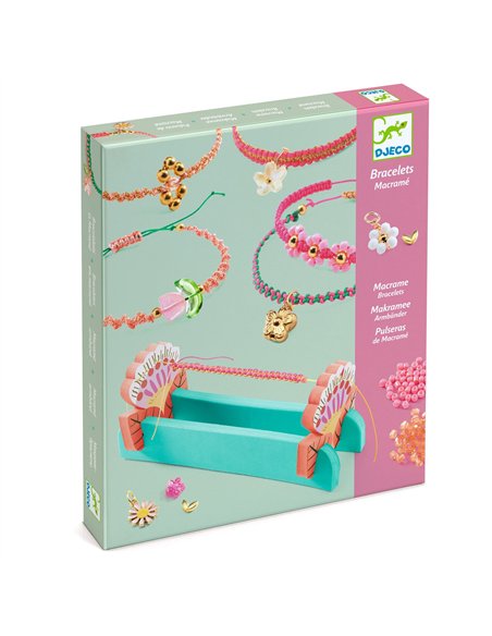 Bracelets macramé roses - Djeco