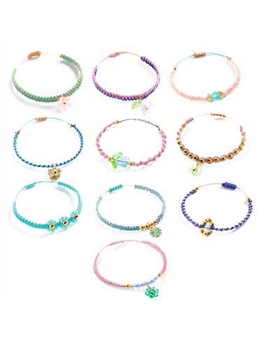 Bracelets macramé bleus - Djeco