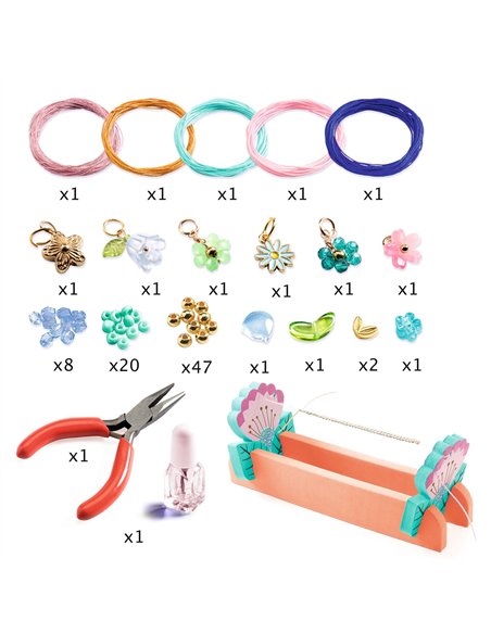 Bracelets macramé bleus - Djeco