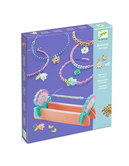 Bracelets macramé bleus - Djeco