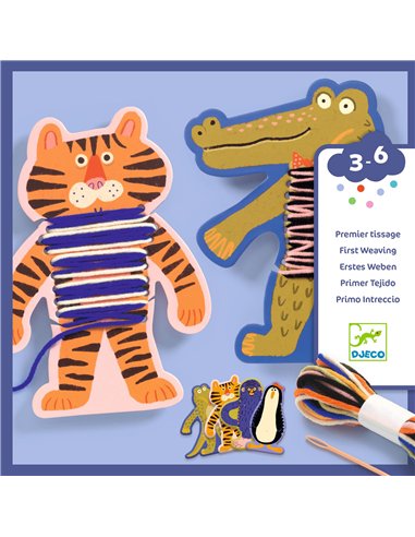 Premier tissage - Les pulls des animaux - Djeco
