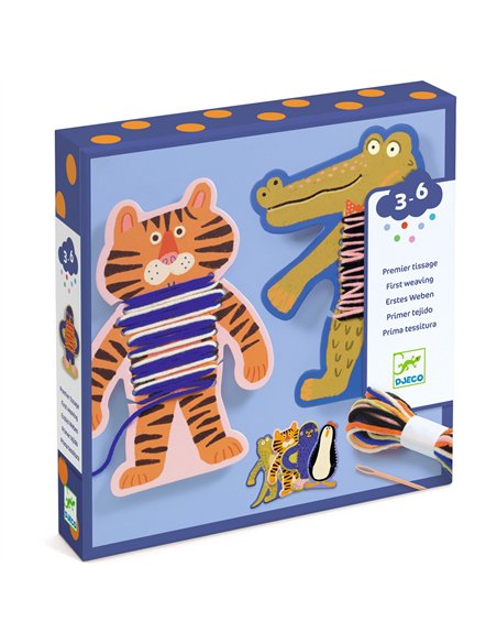 Premier tissage - Les pulls des animaux - Djeco