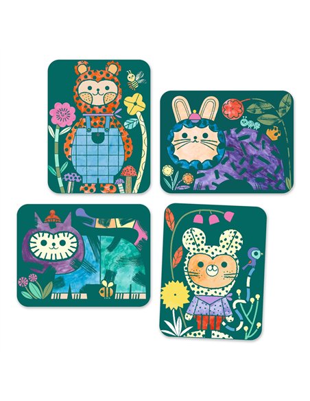 Peinture magique à révéler - Animaux déguisés - Djeco