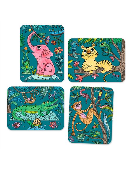 Peinture magique à révéler - Dans la jungle - Djeco