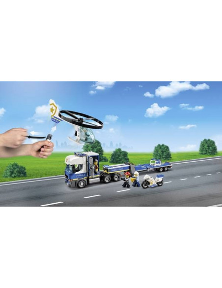 Transport helicoptère police