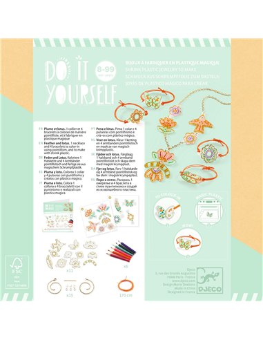 DIY - Plume et lotus - Djeco