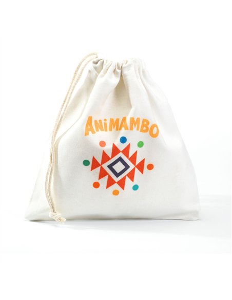 Animambo - Tambour à languettes rouge - 8 notes - Djeco