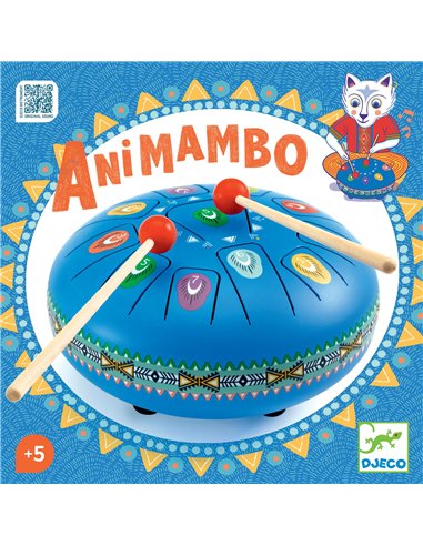 Animambo - Grand tambour à languettes - 11 notes - Djeco