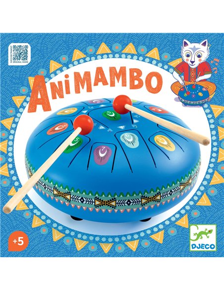 Animambo - Grand tambour à languettes - 11 notes - Djeco