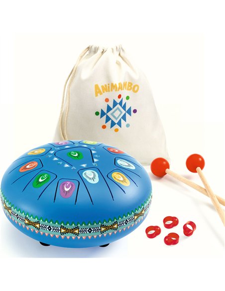 Animambo - Grand tambour à languettes - 11 notes - Djeco