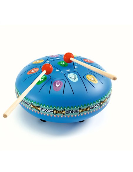 Animambo - Grand tambour à languettes - 11 notes - Djeco