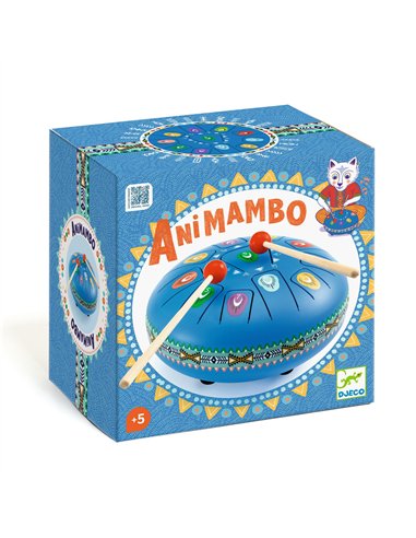 Animambo - Grand tambour à languettes - 11 notes - Djeco