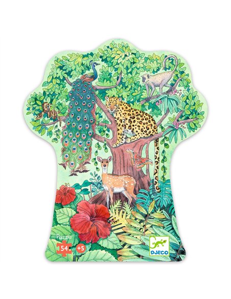 Puzzle Jungle indienne - 54 pcs - Djeco