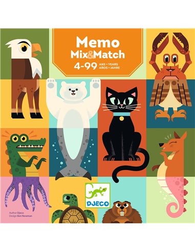 Mémo Mix&match - Djeco