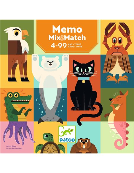 Mémo Mix&match - Djeco
