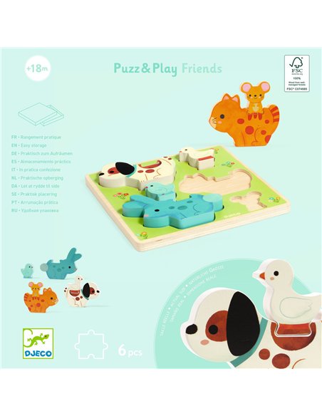 Puzz & Play Friends - Djeco