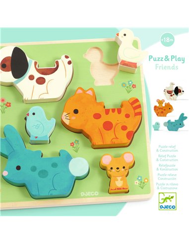 Puzz & Play Friends - Djeco