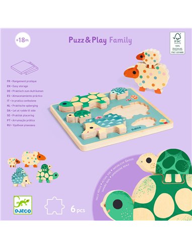 Puzz & Play Family - Djeco