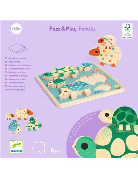 Puzz & Play Family - Djeco