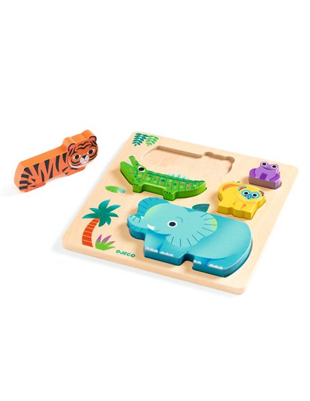 Puzzle WoodyWild - Djeco