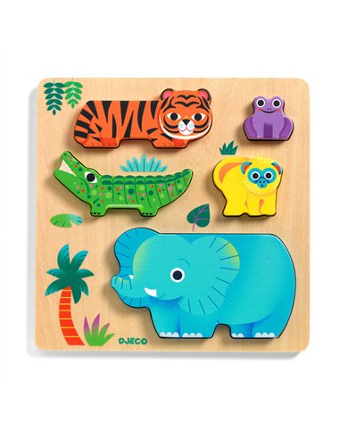 Puzzle WoodyWild - Djeco