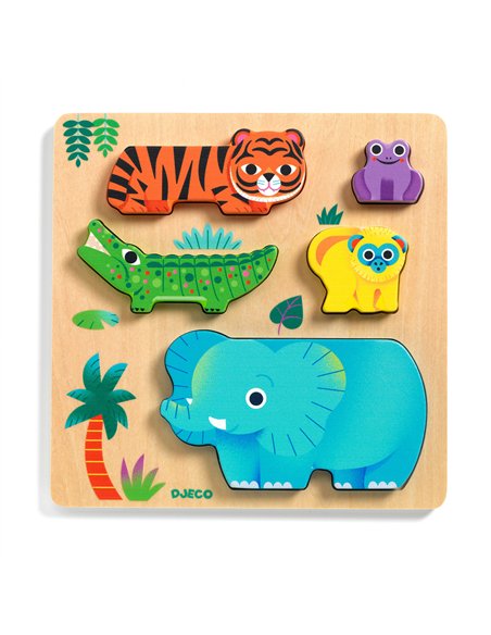 Puzzle WoodyWild - Djeco