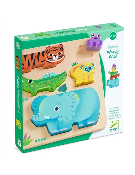Puzzle WoodyWild - Djeco