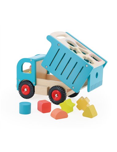 Camion de tri d’éveil en bois – Boîte à formes - Vilac