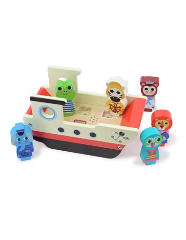 Bateau sonore en bois Ingela P. Arrhenius - Vilac