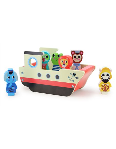 Bateau sonore en bois Ingela P. Arrhenius - Vilac
