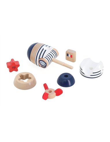 Empilable surprise sous-marin - Collection Marine nationale - Vilac