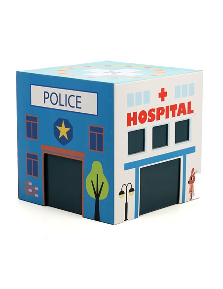 Cube pop’up les secours - Ingela P. Arrhenius - Vilac