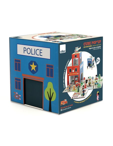 Cube pop’up les secours - Ingela P. Arrhenius - Vilac