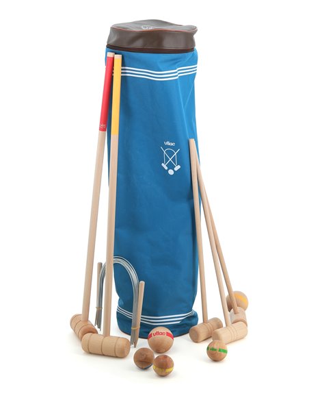 Croquet famille 2 adultes + 3 enfants - Vilac
