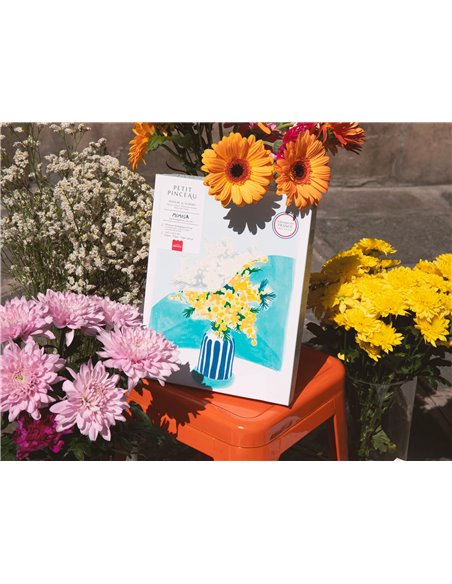 Coffret peinture au numéro - Mimosa - La petite épicerie