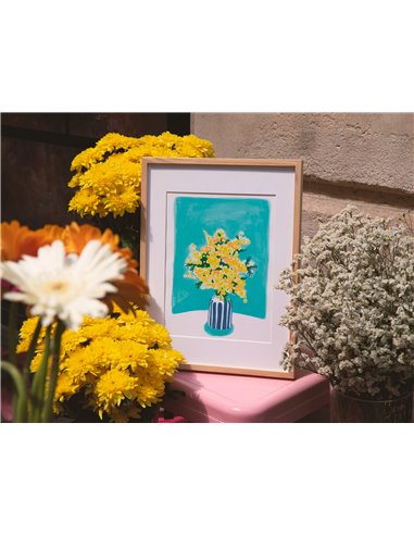 Coffret peinture au numéro - Mimosa - La petite épicerie
