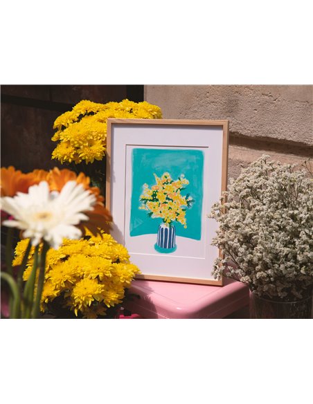Coffret peinture au numéro - Mimosa - La petite épicerie